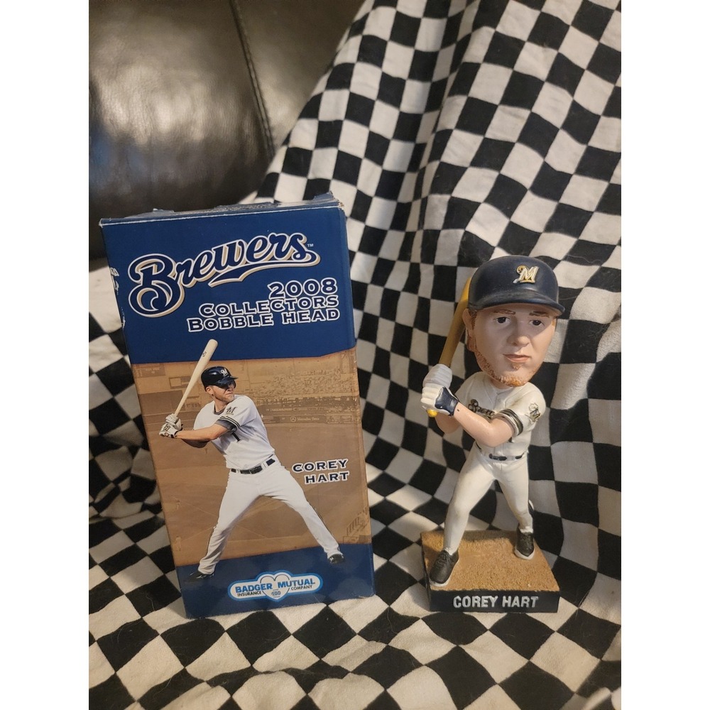 Brewers‎ Corey Hart Bobblehead 2008 Original Box READ